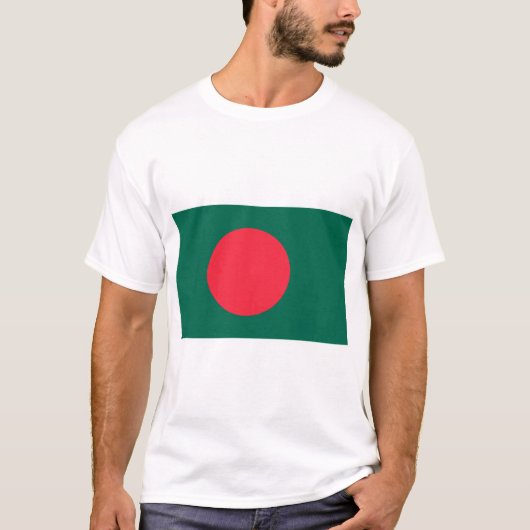バングラデシュ国旗 Tシャツ (正面)