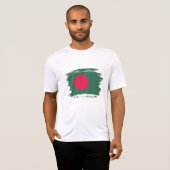 バングラデシュ国旗 Tシャツ (正面フル)