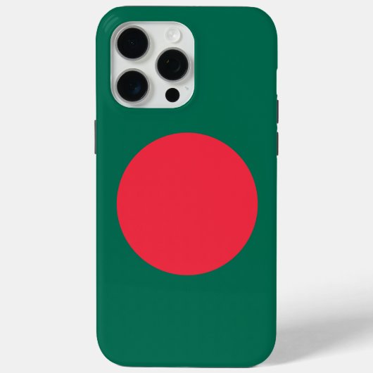 バングラデシュ国旗iPhone 15 Pro Maxケース Case-Mate iPhoneケース (裏面)