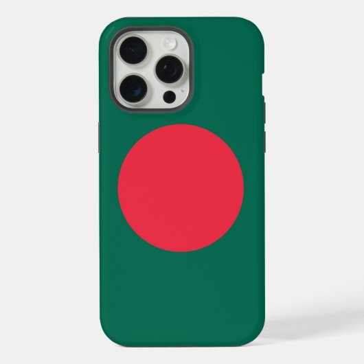バングラデシュ国旗iPhone 15 Pro Maxケース iPhoneケース (裏面)