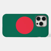 バングラデシュ国旗iPhone 15 Pro Maxケース iPhoneケース (裏面横)