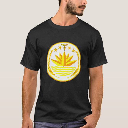 バングラデシュ国章 Tシャツ (正面)