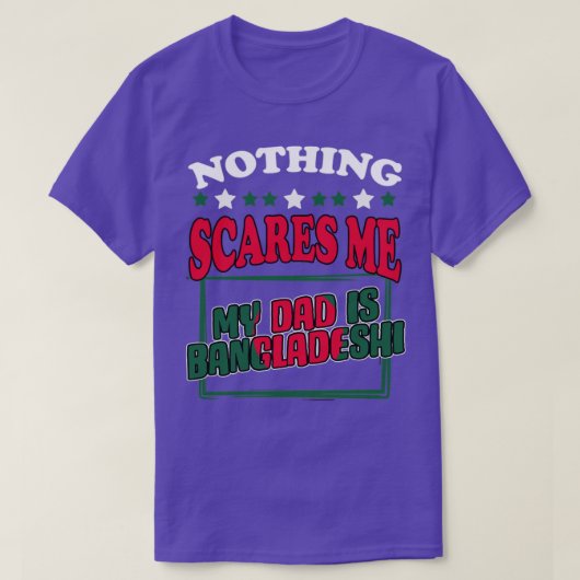 バングラデシュ素晴らしパパ Tシャツ (デザイン正面)