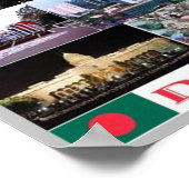 バングラデシュ – ダッカ –  ポスター (角)