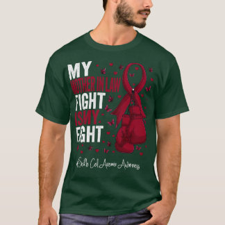 バングルディリボン母の法廷戦闘病細胞 Tシャツ