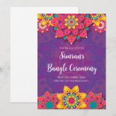 バングル式の招待状 チョーラ式の招待状 招待状 (正面/裏面)