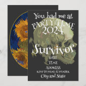 バンケットティーガーデンサプライズパーティーブロック2024 招待状 (正面/裏面)