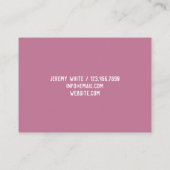 バンケットホールケータリング 名刺 (裏面)