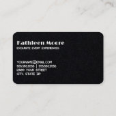 バンケットホールプレミアムビジネスカード 名刺 (裏面)