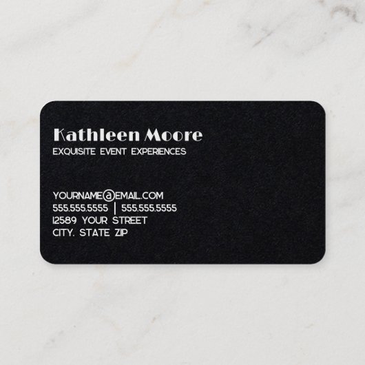 バンケットホールプレミアムビジネスカード 名刺 (裏面)