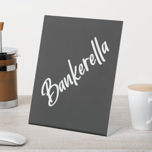 バンケレラ 台座サイン (インサイチュ)