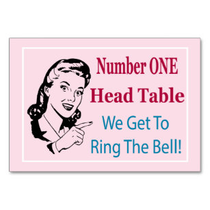バンコおもしろいヘッドテーブルカード テーブルナンバー