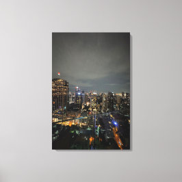 バンコクでのナイトライフ写真キャンバス キャンバスプリント