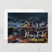 バンコクのタイランドポストカードからの挨拶 ポストカード (正面/裏面)