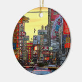 バンコクのチャイナタウンThailand – 変更された写真 セラミックオーナメント (左)