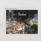 バンコクの夜タイ ポストカード (正面/裏面)