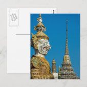 バンコクの守護像 ポストカード (正面/裏面)