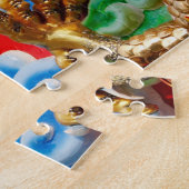 バンコクの寺院のドラゴン ジグソーパズル (側面)