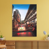 バンコクはまだ生き生きとした人生の写真 キャンバスプリント (インサイチュ (リビング))