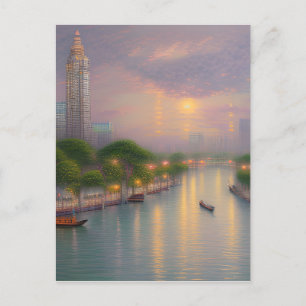 バンコクはタイの首都で、次の都市の一つである ポストカード