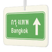 バンコクアヘッド⚠タイ高速道路交通標識⚠ カーエアーフレッシュナー (左)