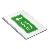 バンコクアヘッド⚠タイ高速道路交通標識⚠ ノートブック (右側)