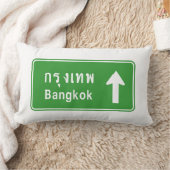 バンコクアヘッド⚠タイ高速道路交通標識⚠ ランバークッション (ブランケット)