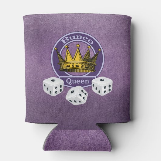 バンコクイーンスパープルガーリーサイコロ金ゴールドクラウン 缶クーラー (裏面)