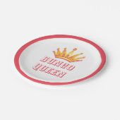 バンコクイーンパーティークラウン ペーパープレート (アングル)