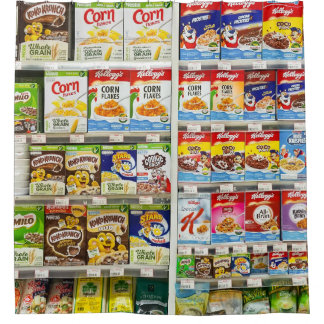 バンコクシリアル棚：フードランド社説 シャワーカーテン