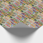 バンコクシリアル棚：フードランド社説 ラッピングペーパー (角)