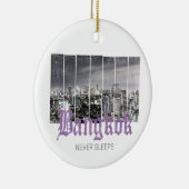 バンコクスカイラインヴィンテージBKKレトロタイデザイン セラミックオーナメント (右)