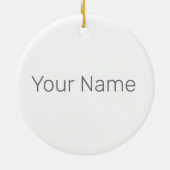 バンコクスカイラインヴィンテージBKKレトロタイデザイン セラミックオーナメント (裏面)