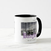 バンコクスカイラインヴィンテージBKKレトロタイデザイン マグカップ (正面右)