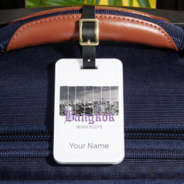 バンコクスカイラインヴィンテージBKKレトロタイデザイン ラゲッジタグ