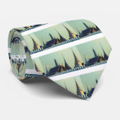 バンコクタイのグランドパレスの屋根 ネクタイ (ロール)