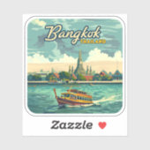 バンコクタイアアジアヴィンテージトラベルテンプル シール (シート)