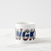 バンコクタイタイフラッグカラーズタイポグラフィ エスプレッソカップ (正面)