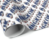 バンコクタイタイポグラフィエレガント文字のみ ラッピングペーパー (ロールコーナー)