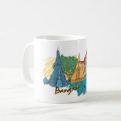 バンコクタイトラベル コーヒーマグカップ (正面左)