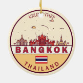 バンコクタイランドシティスカイラインエンブレム セラミックオーナメント (裏面)