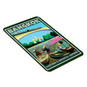 バンコクタイランドヴィンテージトラベルプリント マグネット (右側)