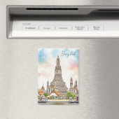 バンコクタイワットアルンウォーターカラー マグネット (インサイチュ (食洗機))