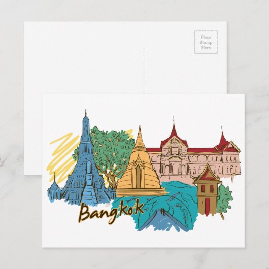 バンコクタイ ポストカード (正面/裏面)