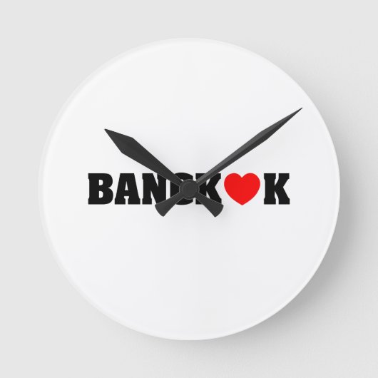 バンコクラブ ラウンド壁時計 (正面)