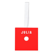 バンコクリスマスコレクティブ キューブオーナメント (正面)