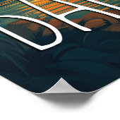 バンコクワットアルンテンプルレトロトラベル ポスター (角)