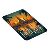 バンコクワットアルンテンプルレトロトラベル マグネット (右側)