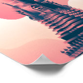 バンコクヴィンテージ旅行ポスター ポスター (角)