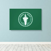 バンコク国旗（タイ・キャピタル・シティ） キャンバスプリント (インサイチュ (ウッドフロア))